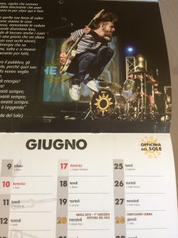 calendario 2018 anteprima di giugno officina del sole fan club the sun rock music band
