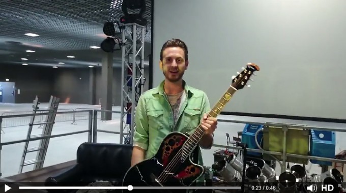 Video Francesco Lorenzi nuova chitarra Ovation